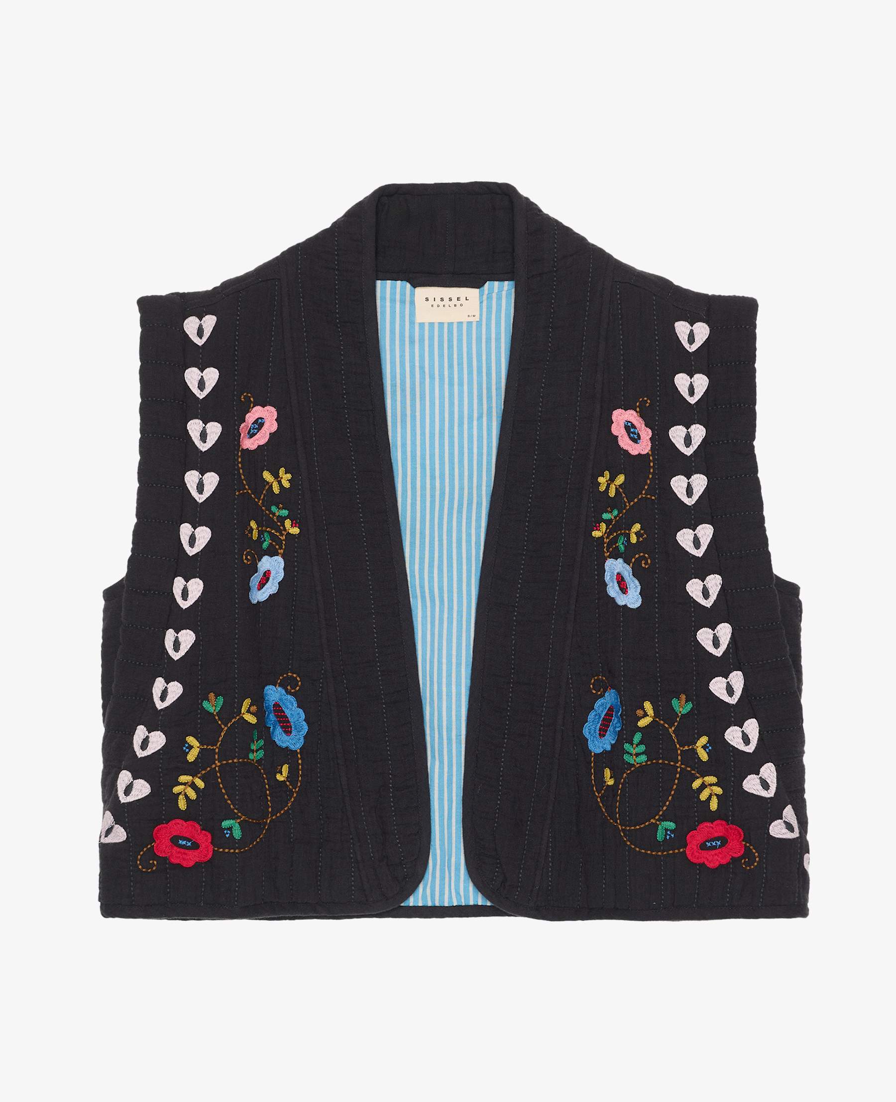 Sissel Edelbo - Samira Vest – Almost Black - Billede 9