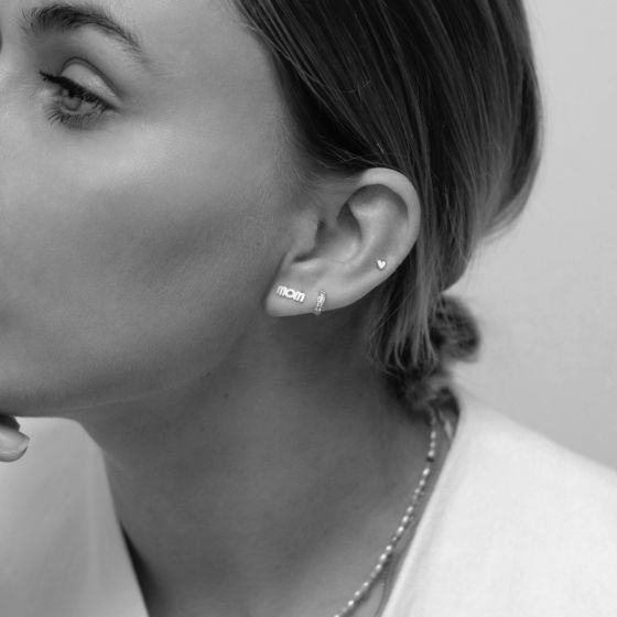 Stine A – Wow Mom Earring - Silver - Billede 2