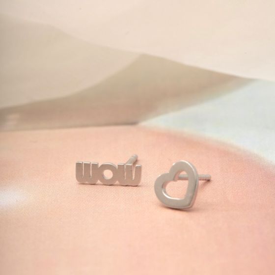 Stine A – Wow Mom Earring - Silver - Billede 6